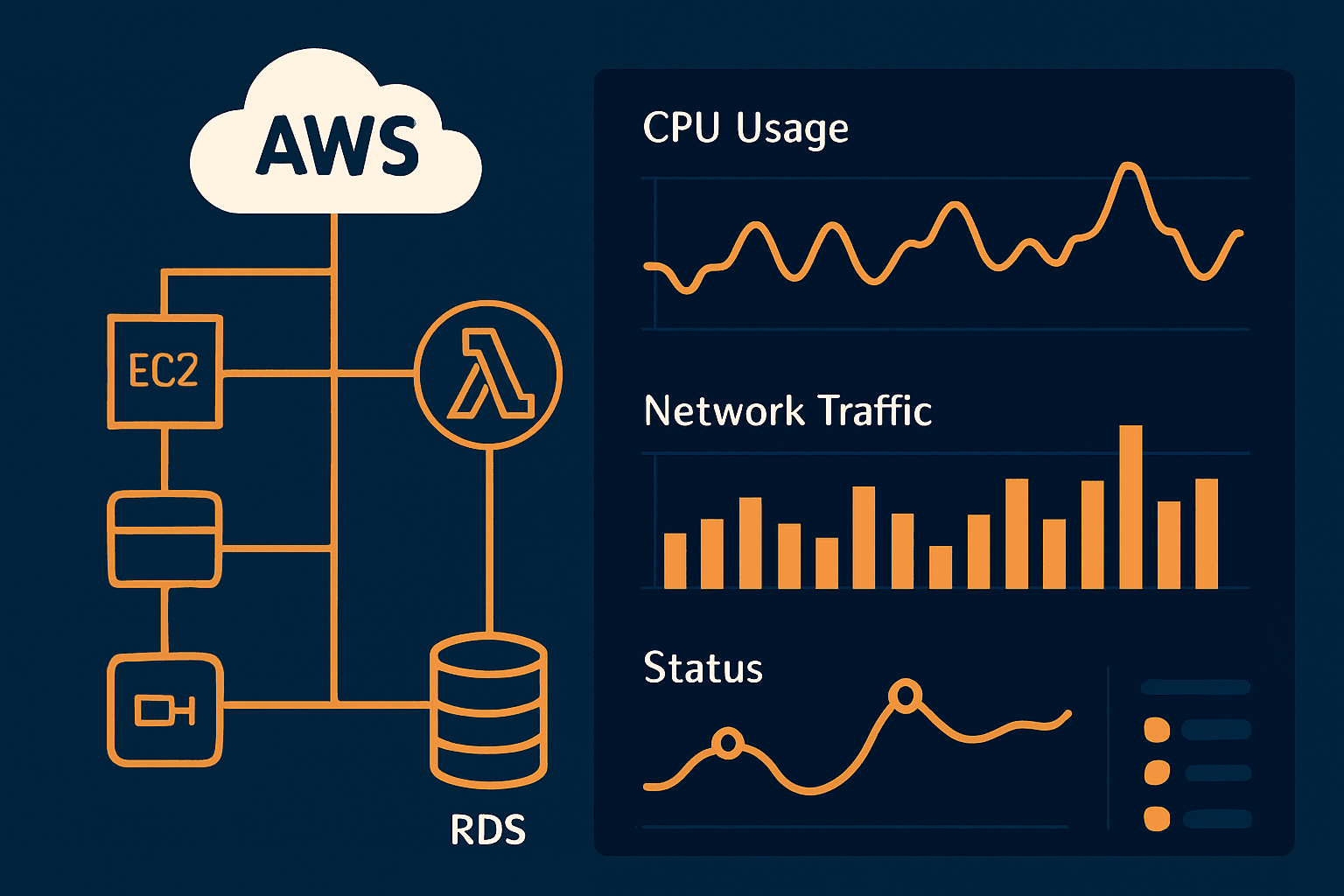 Infraestrutura Cloud AWS - Migração completa para AWS com 99.9% de uptime para empresa de logística